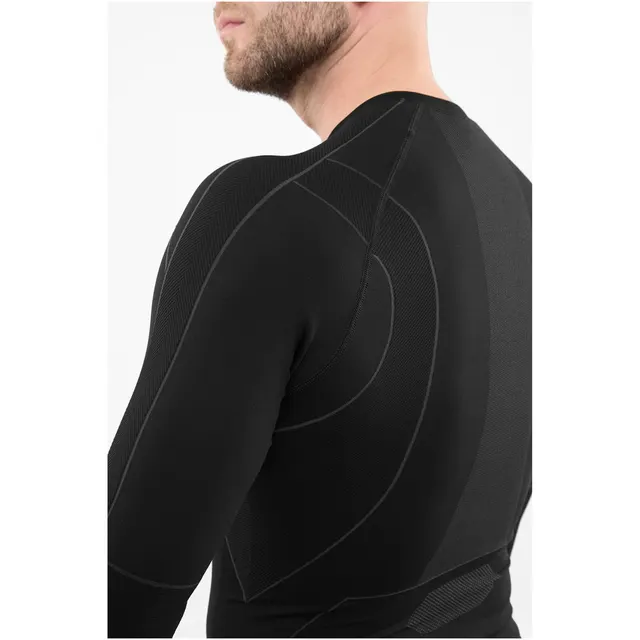 Bielizna męska VIKING Gary Set 3/4 Bamboo czarna XXL