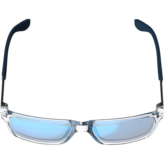 Okulary rowerowe LEATT TheViz Sierra Polarized one size, srebrne, niebieskie szkła