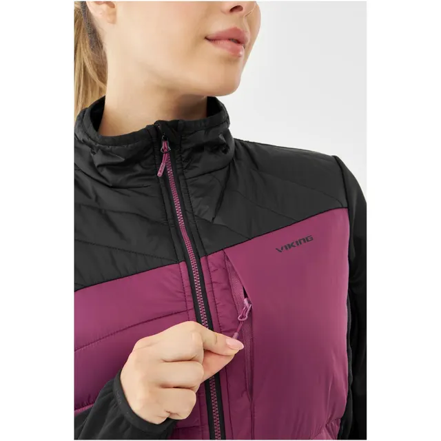 Kurtka damska VIKING Blast Lady Primaloft czarno fioletowa XXL