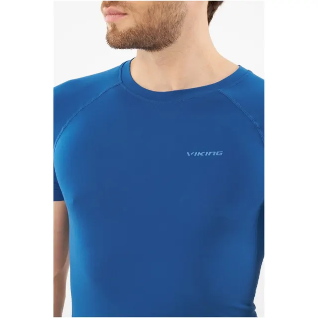 Bielizna męska VIKING Lockness Man Shortsleeve niebieska L