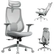 SENSE7 Moyo szary / Fotel ergonomiczny biurowy / nośność 150 kg