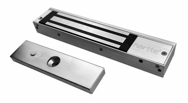Zwora elektromagnetyczna HARTTE MG280SR-BK 280kg czarna z monitoringiem i sygnalizacją