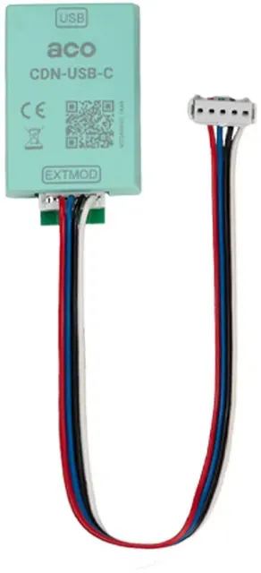 ACO CDN-USB-C Kabel USB do programowania systemów ACO; 9345