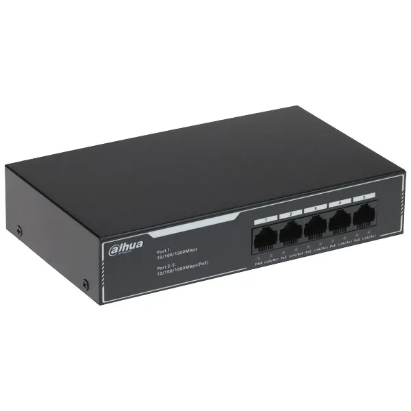 SWITCH POE SG1005LP 4-PORTOWY + 1X UPLINK DAHUA