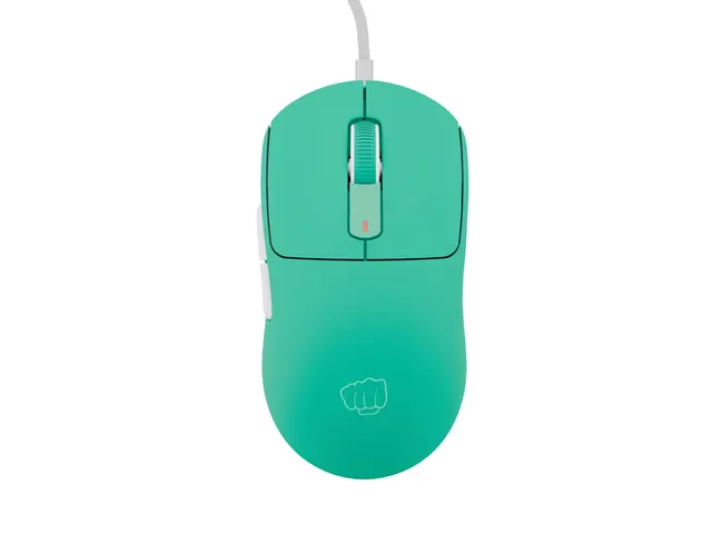 Mysz dla graczy Fury Tanto T4 12000DPI RGB miętowa gamingowa przewodowa