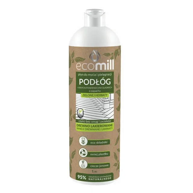 ECOMILL Płyn do podłóg ZIELONA HERBATA drewno panele 1l