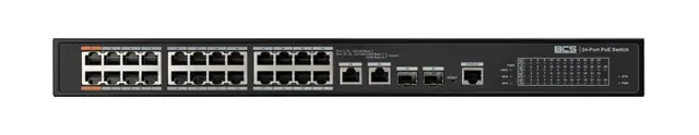 BCS BCS-L-SP2402G-2SFP-M(II) Zarządzany Obsługa PoE 1U Czarny