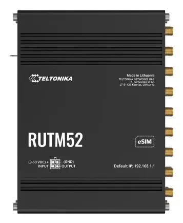 Modem 5G LTE Dual Teltonika Networks RUTM52 (EU)