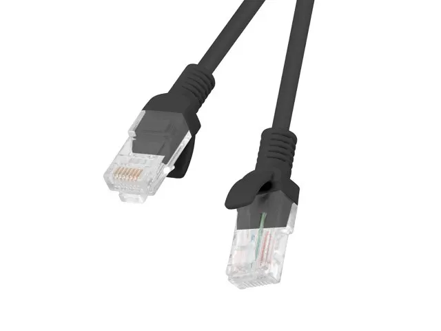 Patchcord UTP Lanberg PCU5-10CC-0050-BK (RJ45 - RJ45 ; 0 50m; UTP; kat. 5e; kolor czarny)