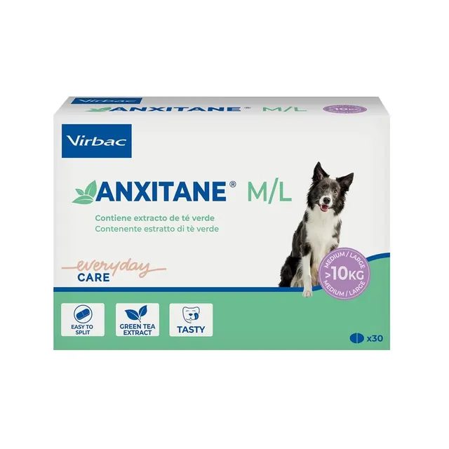 VIRBAC ANXITANE M/L na stres dla psa op.30 tabletek