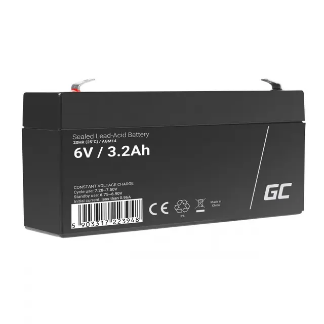 GREEN CELL AKUMULATOR ŻELOWY AGM14 6V 3 2AH