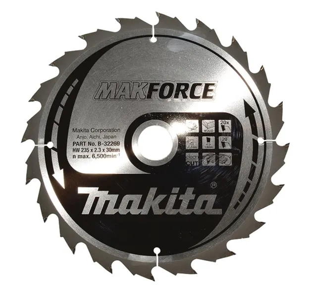 MAKITA PIŁA TARCZOWA 235x30x20z MAKFORCE DREWNO