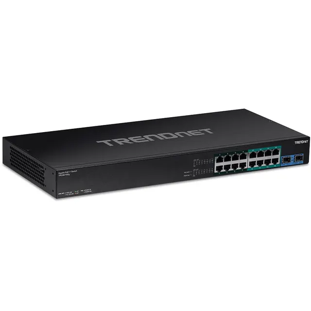 TRENDnet Switch 18-Port Gbit PoE++ 2xSFP 19