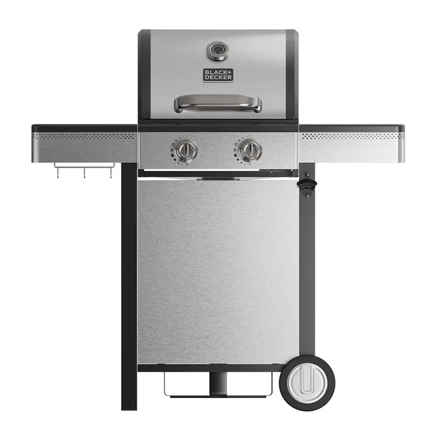 Grill gazowy Black+Decker BXOG7200E 2 palniki x 3.6 kW, pow.grilla 500 x 415 mm, 1185 x 1160 x 580 mm