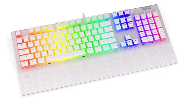 Klawiatura gamingowa ENDORFY Omnis Pudding Onyx White Brown RGB