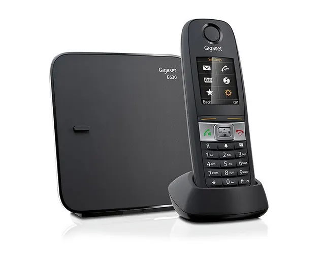 Gigaset E630 wewnętrzny duża klawiatura telefoniczna bezprzewodowa IP65
