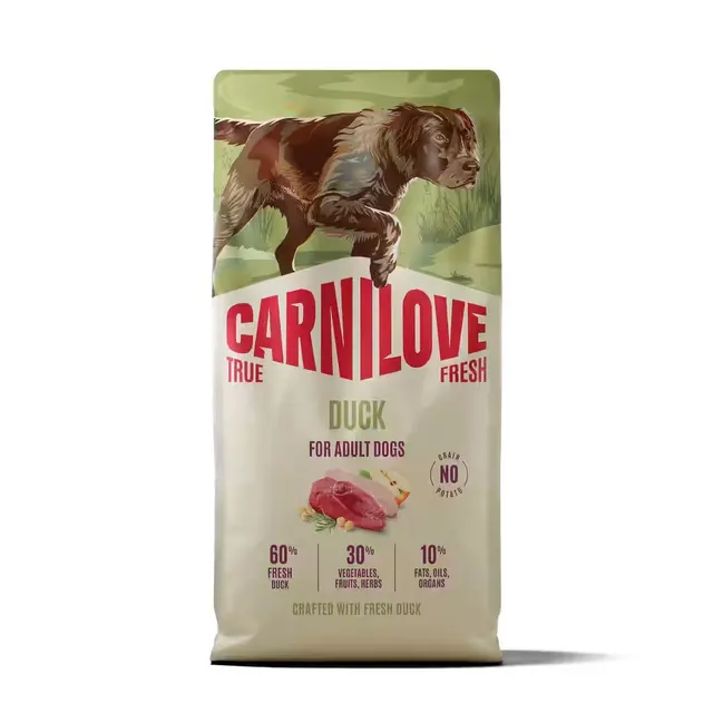 CARNILOVE TRUE FRESH Dog Dry Duck for Adult All Breeds 12 kg