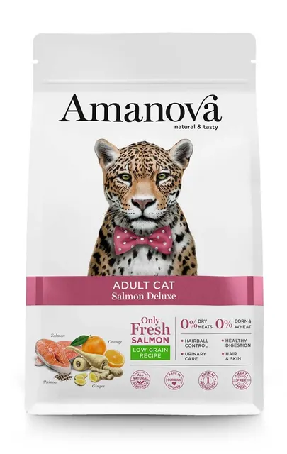 Amanova Adult Cat Salmon Deluxe 1 5kg