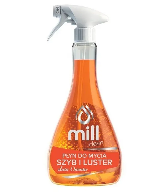 MILL CLEAN Płyn do mycia szyb i luster złoto Orientu 555 ml