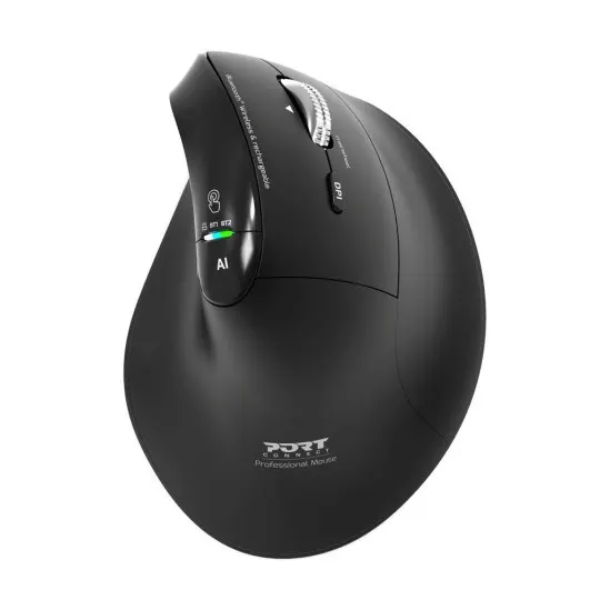 Port Designs 910204 myszka Uniwersalne Dla praworęcznych RF Wireless + Bluetooth Optyczny 4800 DPI