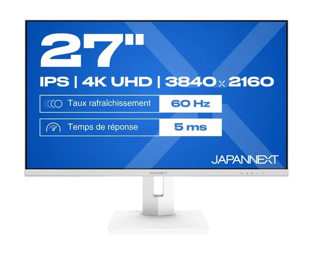 Monitor JAPANNEXT 68 5 cm JN-IPS270UHD60F-C65W-HSP-W HDMI/DP UHD