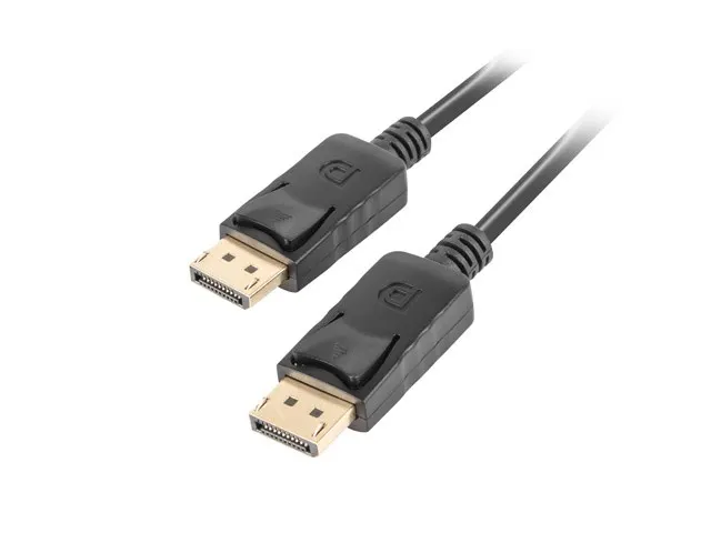 Kabel Lanberg CA-DPDP-10CC-0018-BK (DisplayPort Męski - DisplayPort Męski; 1 8m; czarny)