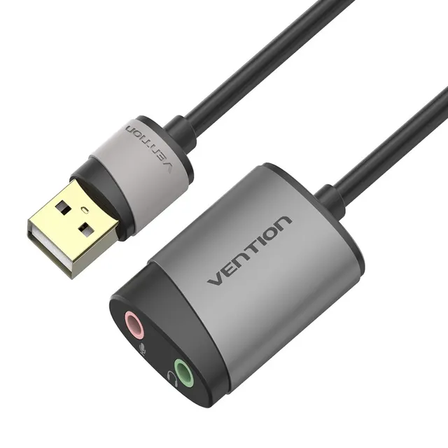 Zewnętrzna karta dźwiękowa USB Vention 0 15m
