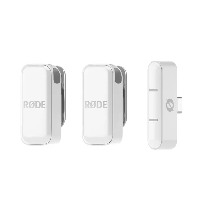 RODE Wireless Micro - 2-kanałowy cyfrowy system bezprzewodowy USB-C biały