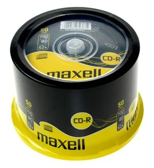 MAXELL CD-R 700 MB 52x80 min blister płyta 50 sztuk