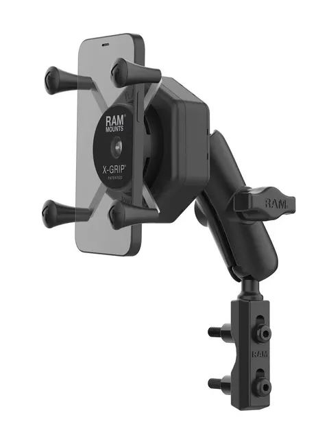 Uchwyt na telefon RAM® X-Grip® z Vibe-Safe™ i podstawą na zbiornik