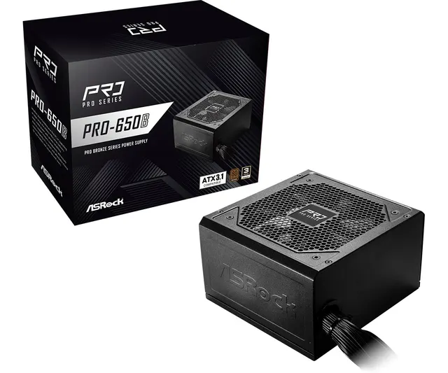 Zasilacz ASRock PRO-650B 650W 80 PLUS Bronze
