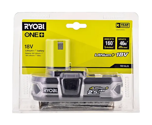 Akumulator 18V Lithium+ 2.5Ah RB18L25 RYOBI