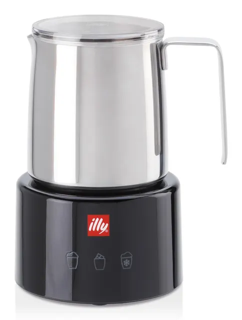 Spieniacz / podgrzewacz do mleka Illy 23760 Czarny Stal nierdzewna