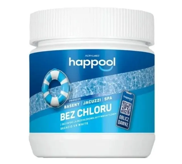 ACRYLMED 0 4kg DEZACID VR WHITE GRANULAT tlenowy do dezynfekcji wody