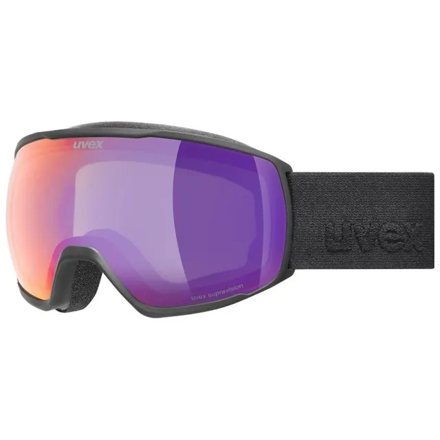 Uvex 5501922130 gogle do sportów zimowych Czarny Unisex Lustro Soczewka sferyczna
