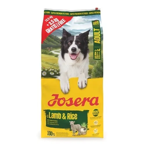 Josera Adult Lamb & Rice 12 5kg+2 5kg