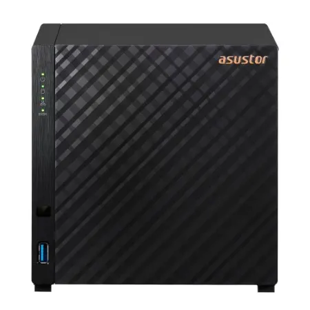 NAS Asustor AS1204T; Tower; 4x (3.5 SATA HDD/ 2.5 SSD); Realtek RTD1619B 1GB DDR4 1x 2.5GbE 3x USB 3.2