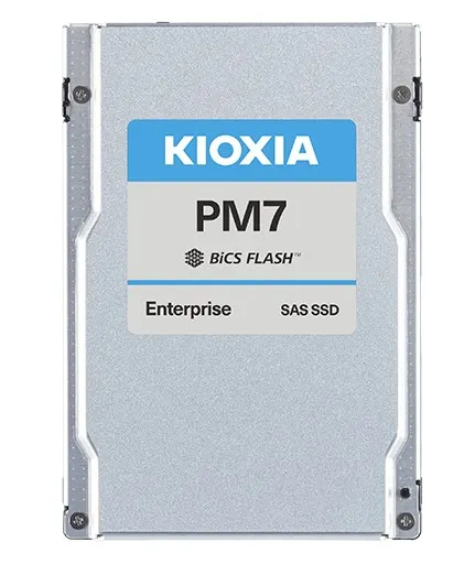 Dysk SSD Kioxia PM7-V 1.6TB 2.5 (15mm) SAS 24Gb/s KPM7VVUG1T60 (DWPD 3) SED