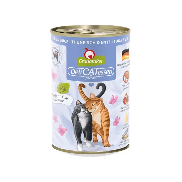GranataPet DeliCatessen tuńczyk i kaczka mokra karma dla kota 400g