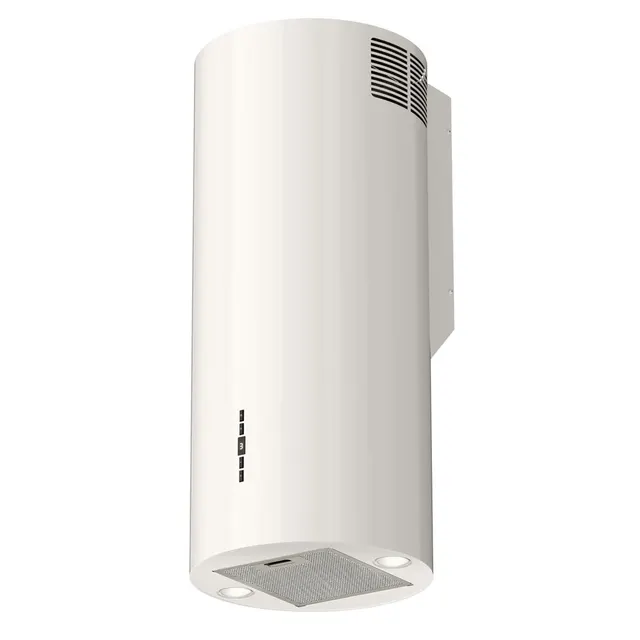 Okap kominowy MAAN Elba2 W835 60 cm, LED, filtry aluminiowe, biały