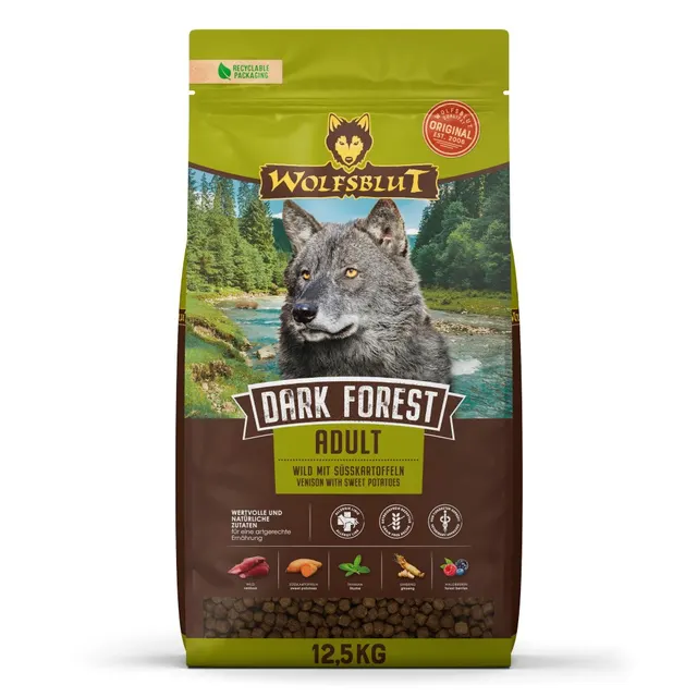 WOLFSBLUT Dark Forest fierce/sweet potatos 12 5kg