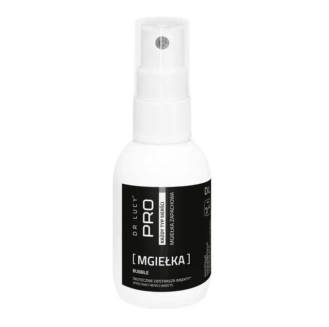 Mgiełka z repelentem dla psów o każdym rodzaju włosa Dr Lucy Pro Bubble - 50 ml