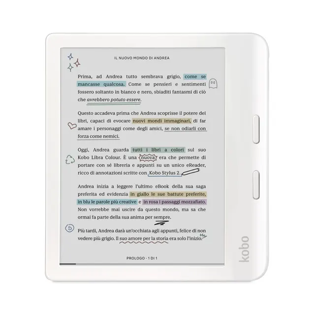 Czytnik e-booków Kobo Libra Colour 7 E-Ink Kaleido 3 32GB WI-FI White