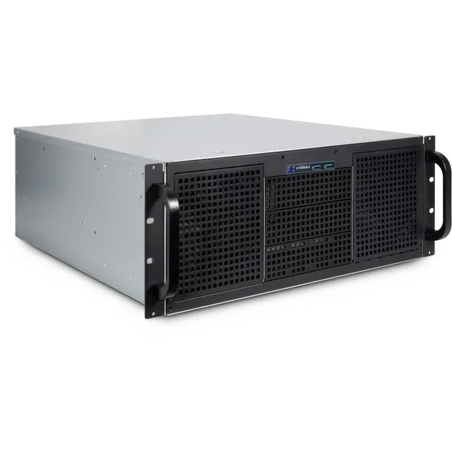 Inter-Tech 4U 40248 - Szafa serwerowa - Szary - ATX - micro ATX - Mini-ATX - Mini-ITX - SSI CEB - Stal - Alarm - Dysk twardy - Sieć - Wydajność