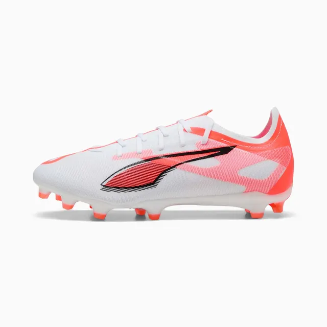 PUMA Ultra 5 Match FG/AG Piłka nożna Unisex Pomarańczowy Biały, rozmiar 43