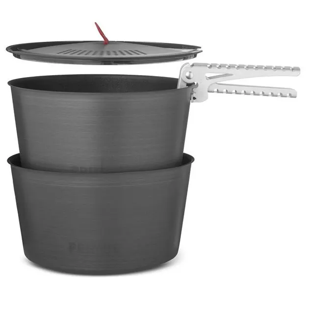 Primus 740320 kampingowy przybór kuchenny Zestaw garnków 2 3 l Aluminium Czarny