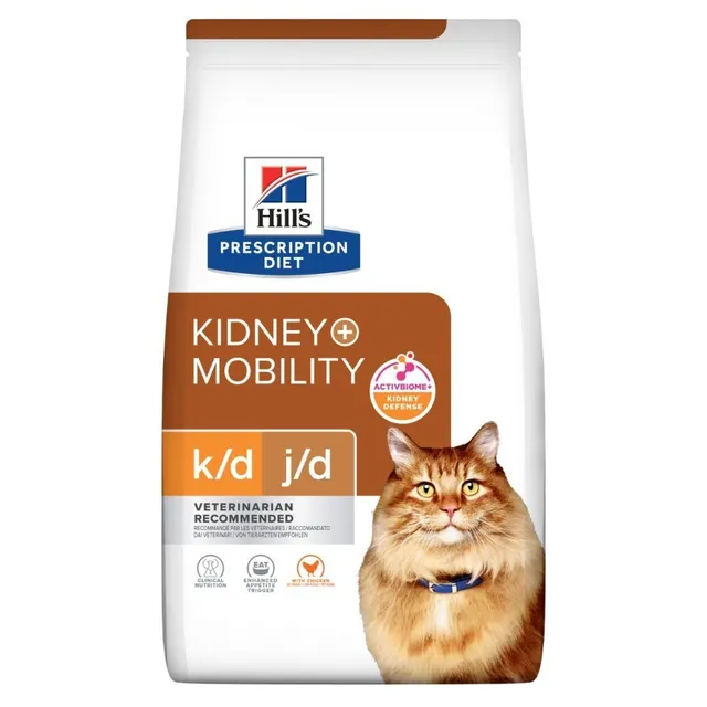 Hill's PD k/d kidney + mobility chicken dla kota 3 kg