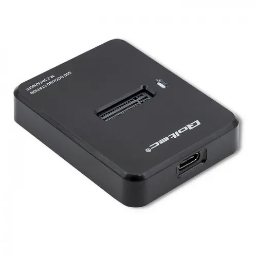QOLTEC STACJA DOKUJĄCA DYSKÓW SSD M.2 SATA, NGFF, USB 3.1