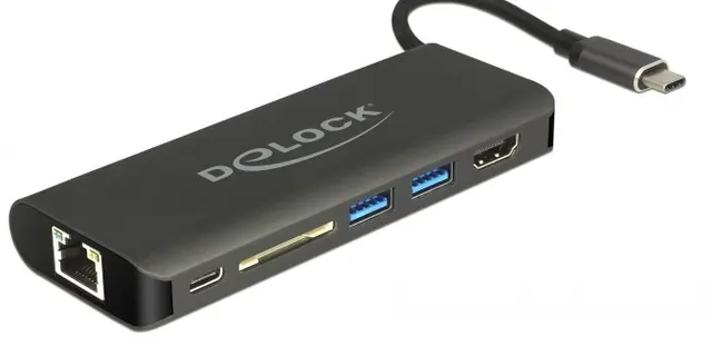 Delock - Stacja dokująca - USB-C 3.1 - HDMI - GigE