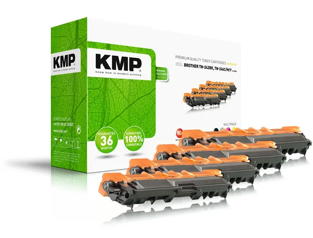 KMP MULTIPACK B-T58V kaseta z tonerem 4 szt. Zamiennik Czarny Cyjan Purpurowy Żółty